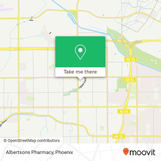Mapa de Albertsons Pharmacy