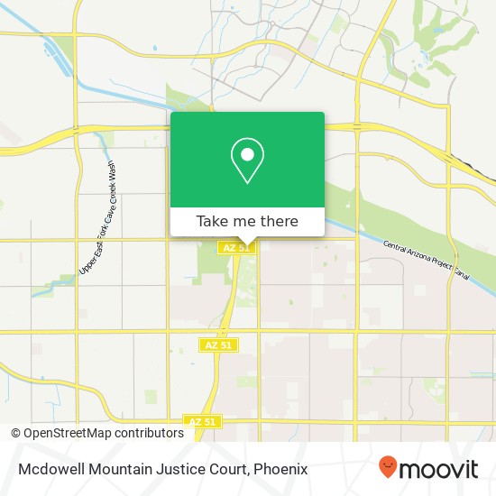 Mcdowell Mountain Justice Court map