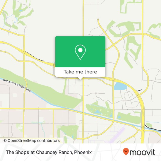 Mapa de The Shops at Chauncey Ranch