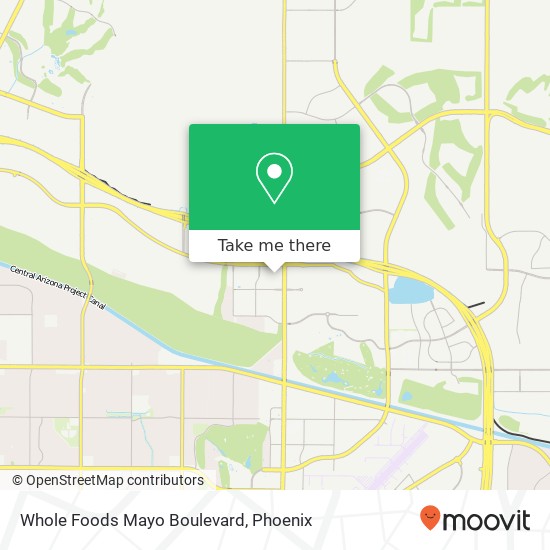 Mapa de Whole Foods Mayo Boulevard
