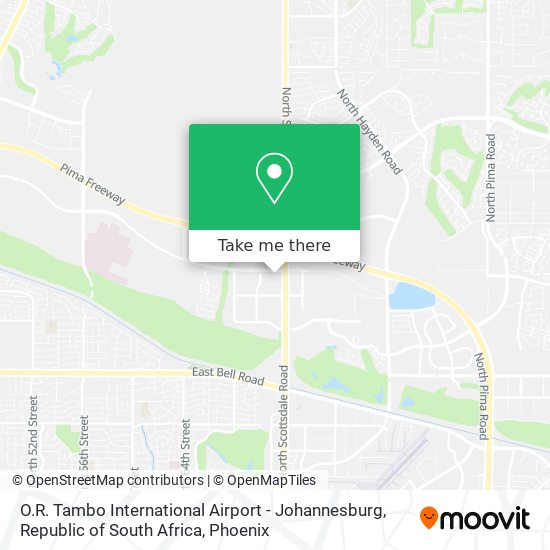 Mapa de O.R. Tambo International Airport - Johannesburg, Republic of South Africa