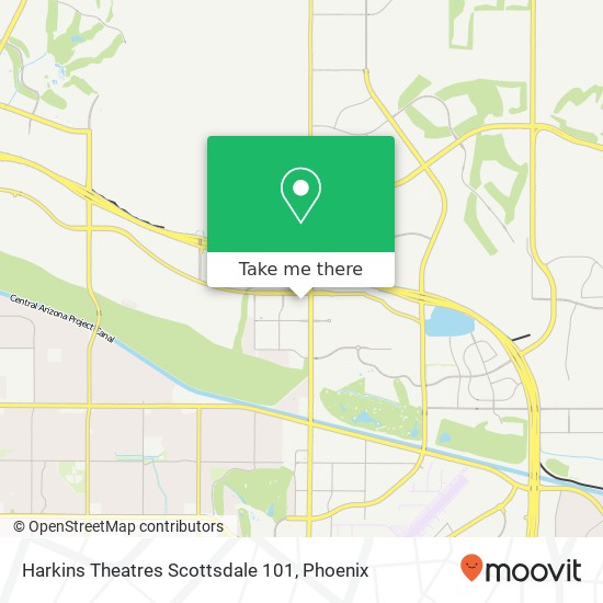 Harkins Theatres Scottsdale 101 map