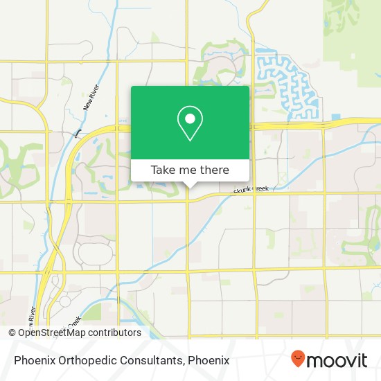 Phoenix Orthopedic Consultants map