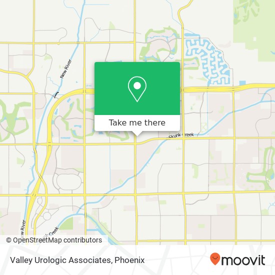 Valley Urologic Associates map