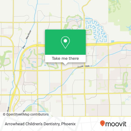 Mapa de Arrowhead Children's Dentistry