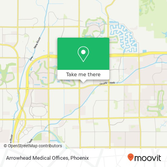 Mapa de Arrowhead Medical Offices