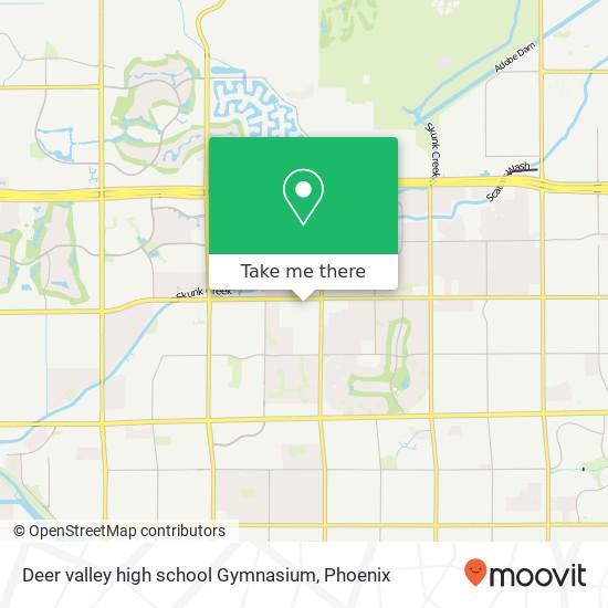 Deer valley high school Gymnasium map