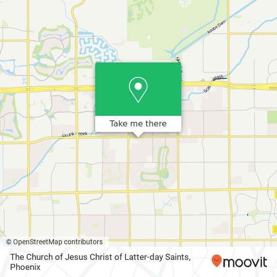 Mapa de The Church of Jesus Christ of Latter-day Saints