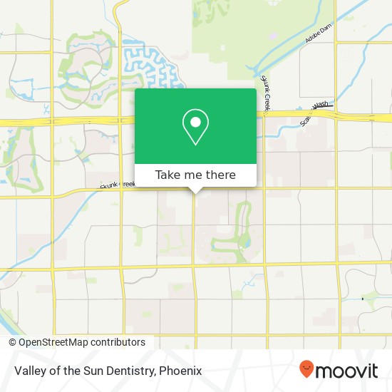 Valley of the Sun Dentistry map