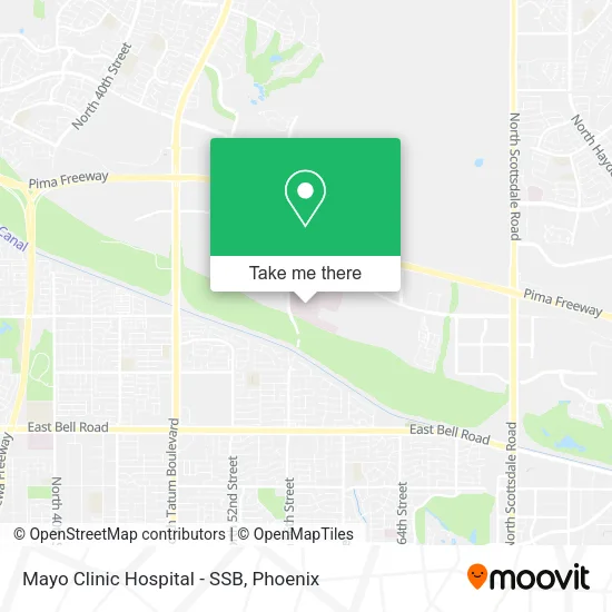 Mayo Clinic Hospital - SSB map