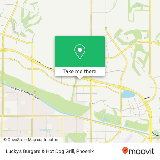 Lucky's Burgers & Hot Dog Grill map