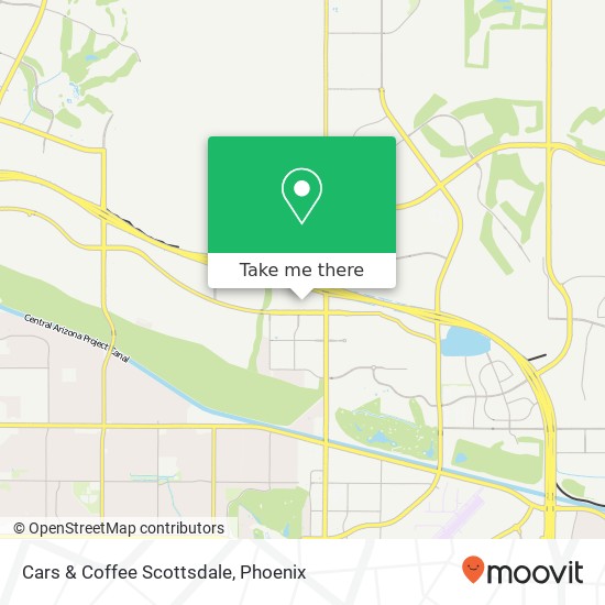 Mapa de Cars & Coffee Scottsdale