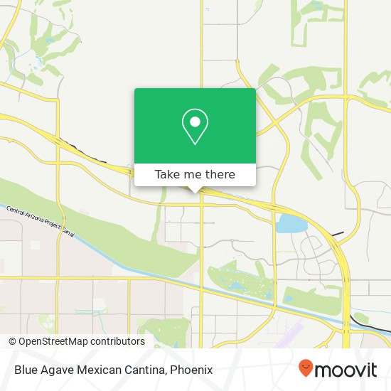Blue Agave Mexican Cantina map