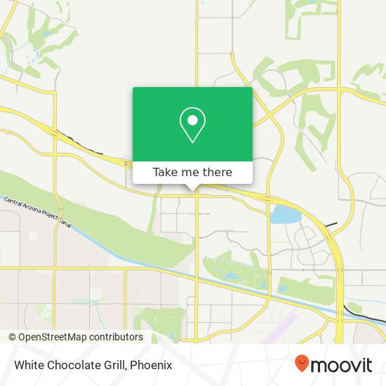 White Chocolate Grill map