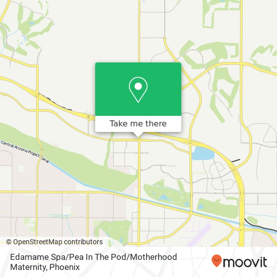 Edamame Spa / Pea In The Pod / Motherhood Maternity map