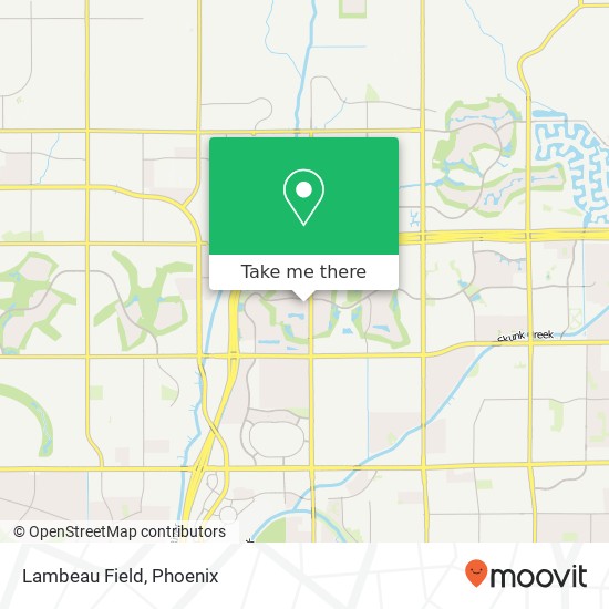 Mapa de Lambeau Field