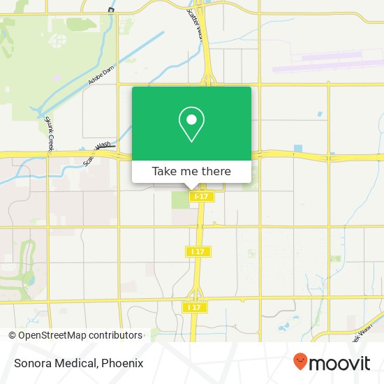 Sonora Medical map