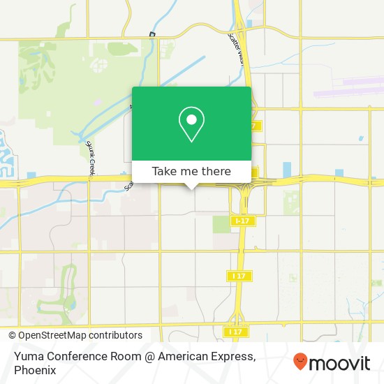Mapa de Yuma Conference Room @ American Express