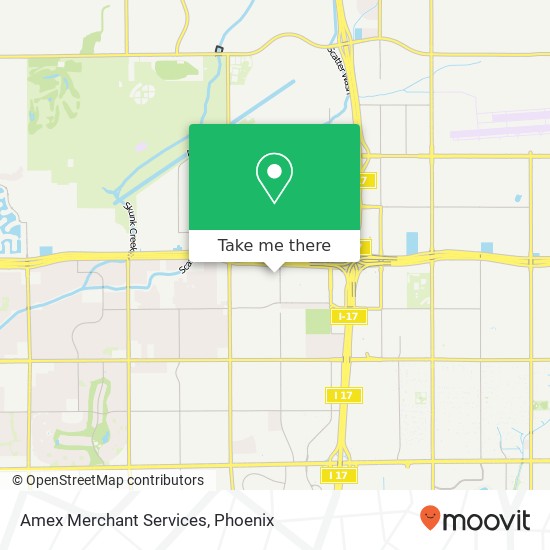 Mapa de Amex Merchant Services