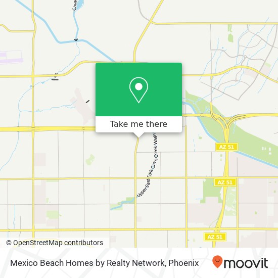 Mexico Beach Homes by Realty Network map