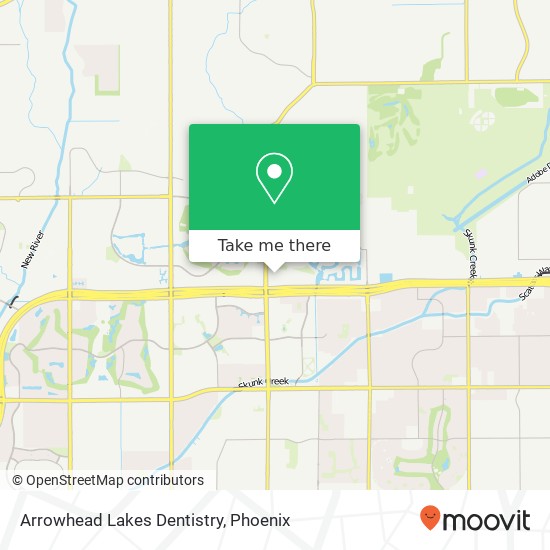 Arrowhead Lakes Dentistry map