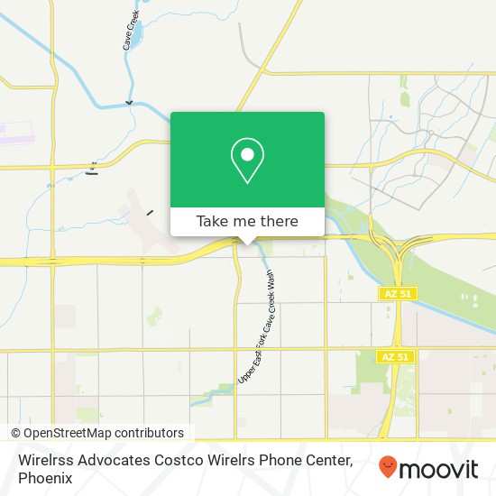 Mapa de Wirelrss Advocates Costco Wirelrs Phone Center
