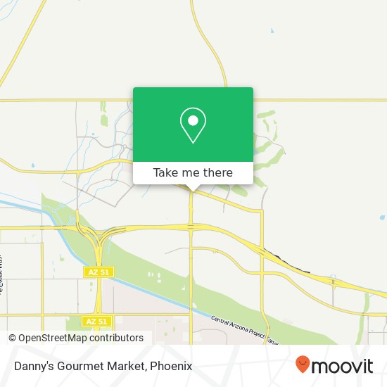 Mapa de Danny's Gourmet Market