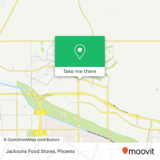 Jacksons Food Stores map