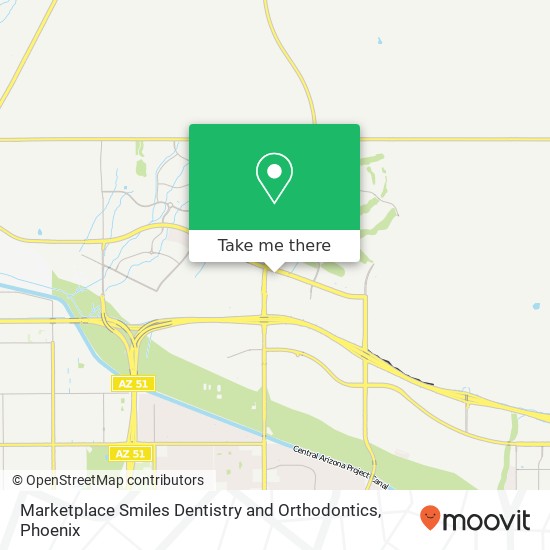 Mapa de Marketplace Smiles Dentistry and Orthodontics