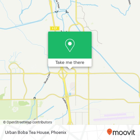 Urban Boba Tea House map