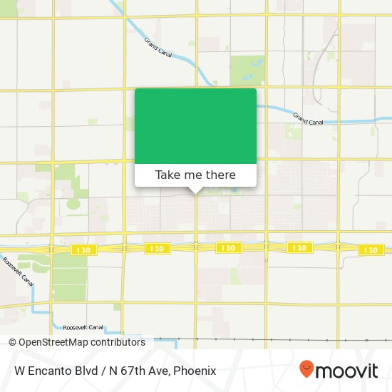 W Encanto Blvd / N 67th Ave map