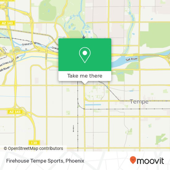 Firehouse Tempe Sports map