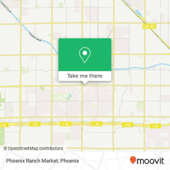 Mapa de Phoenix Ranch Market