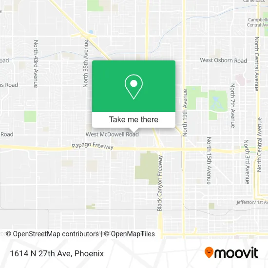 1614 N 27th Ave map