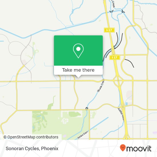 Sonoran Cycles map