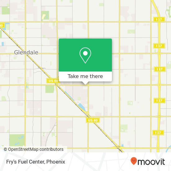 Mapa de Fry's Fuel Center