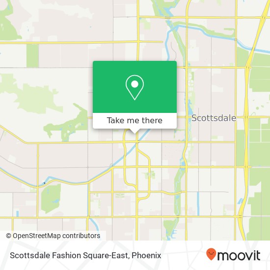 Mapa de Scottsdale Fashion Square-East