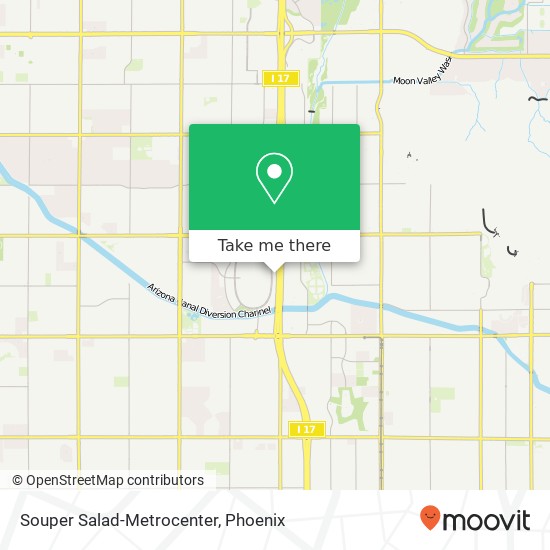 Souper Salad-Metrocenter map