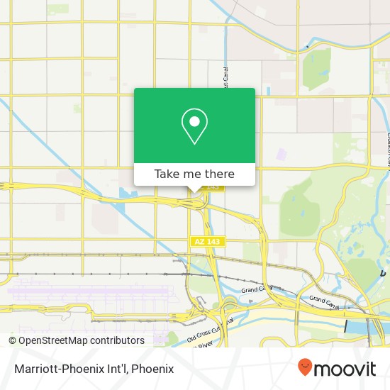 Mapa de Marriott-Phoenix Int'l