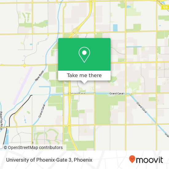 Mapa de University of Phoenix-Gate 3
