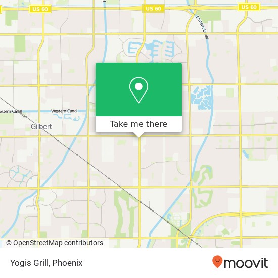 Yogis Grill map