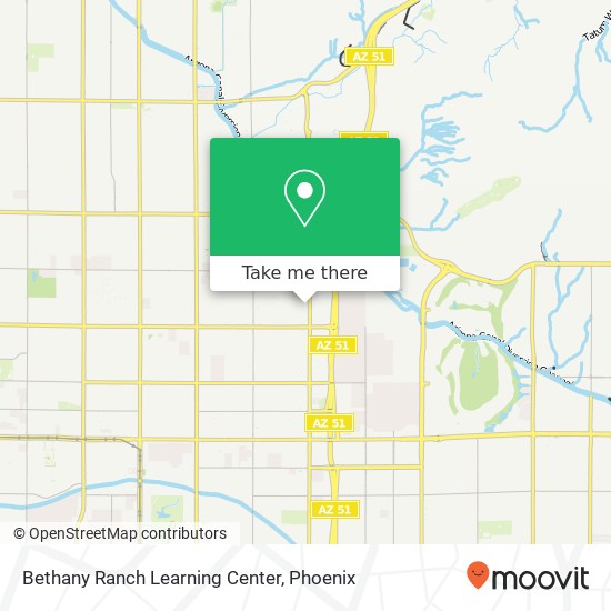 Bethany Ranch Learning Center map