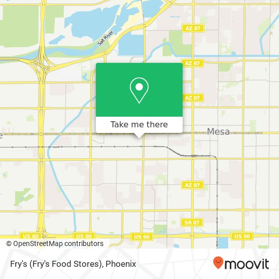 Fry's (Fry's Food Stores) map