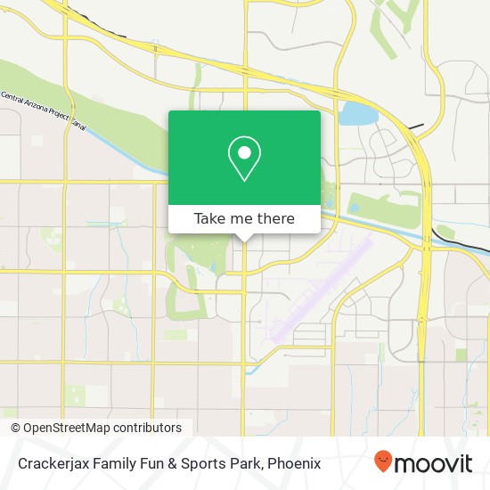 Crackerjax Family Fun & Sports Park map