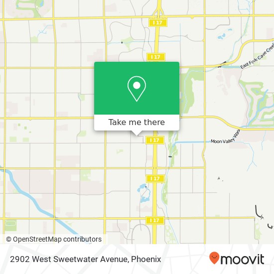 Mapa de 2902 West Sweetwater Avenue