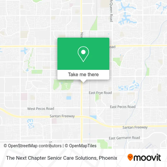 The Next Chapter Senior Care Solutions map