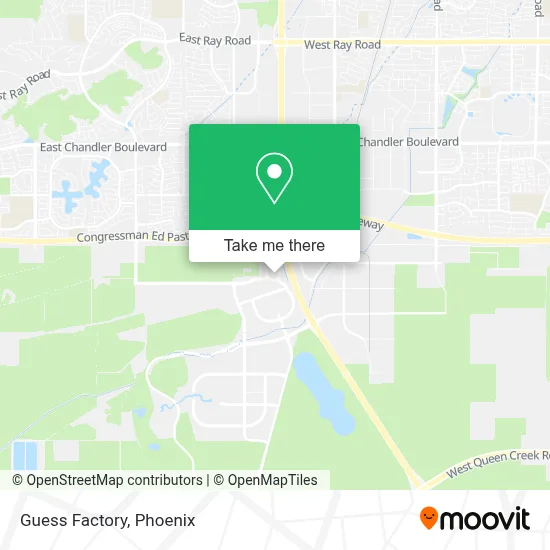 Guess Factory map