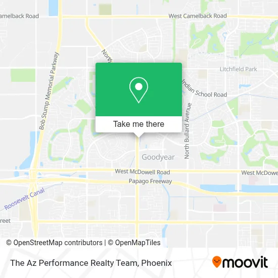 The Az Performance Realty Team map