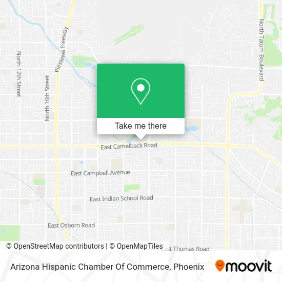Arizona Hispanic Chamber Of Commerce map