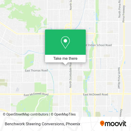 Benchwork Steering Conversions map